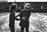 Vito Acconci, right, on Pier 18 in 1971, part of a trove of Harry Shunk and Janos Kender photos the Roy Lichtenstein Foundation is donating to five art institutions